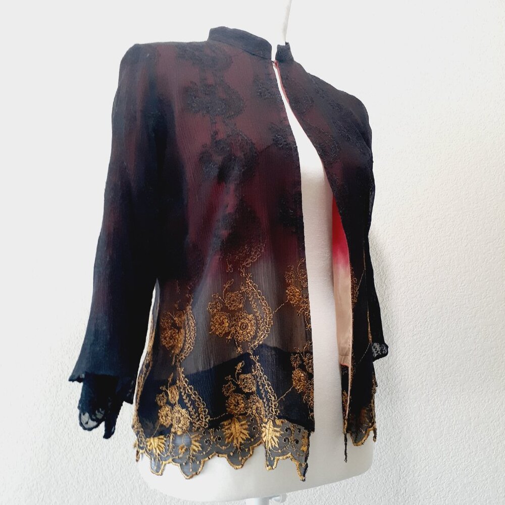 Citron Layered Topper Jacket
